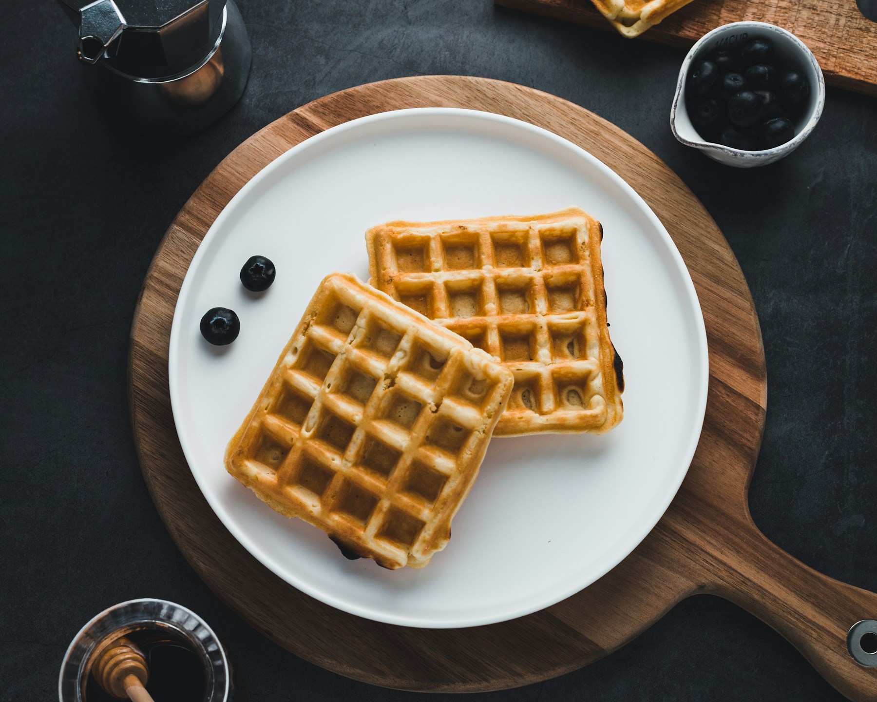 Goudbruine wafels, sfeerbeeld van de toekomstige wafelactie